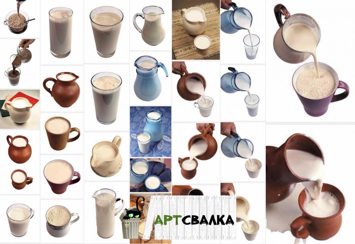 Молоко в кувшинах, молоко в стаканах, шоколадное молоко в хорошем качестве фотошоп | Milk jugs, milk cups, chocolate milk in good quality photoshop